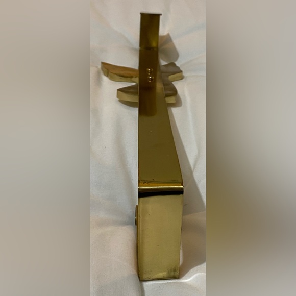 Vintage Brass Angel Wreath Hanger - Picture 8 of 9